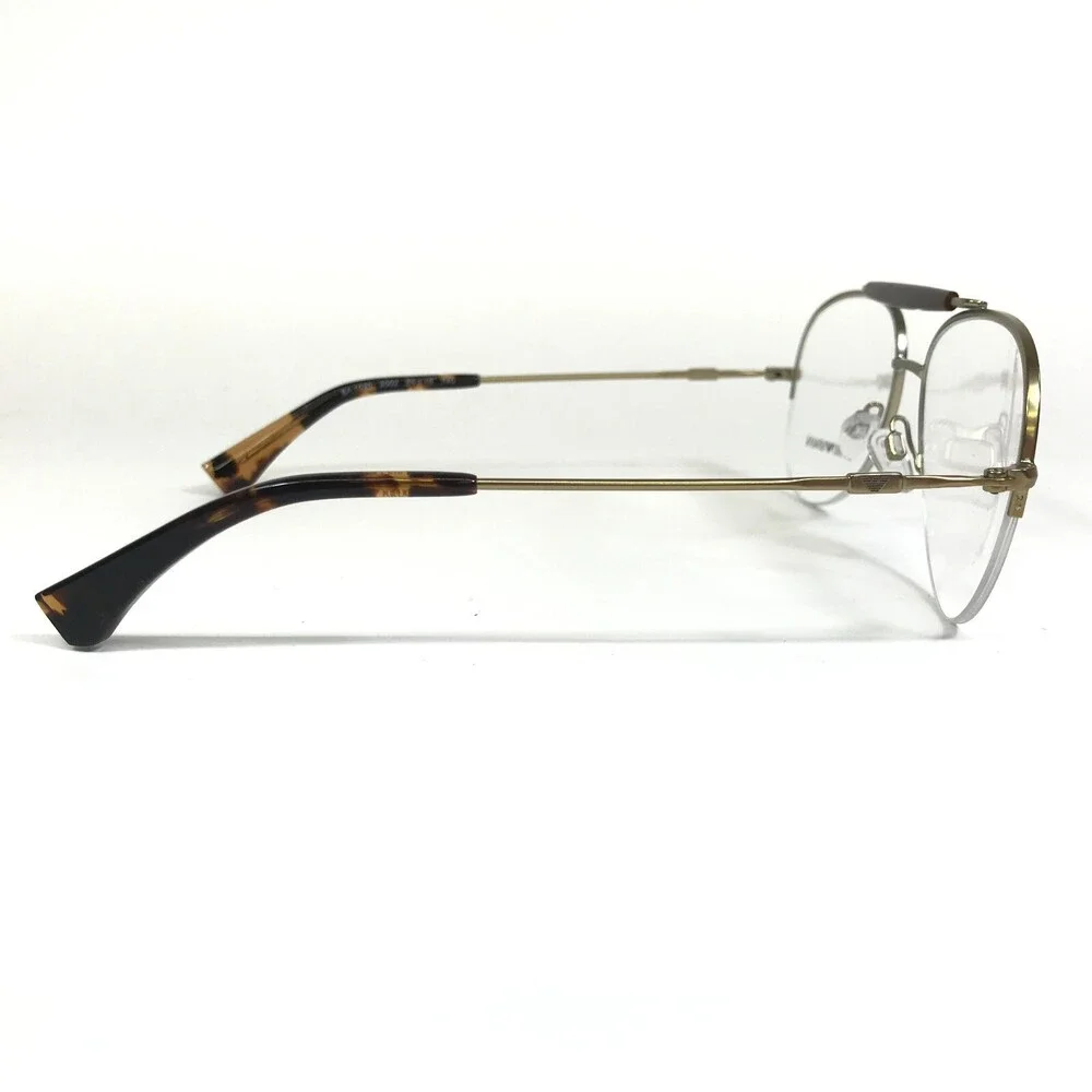 Emporio Armani Eyeglasses Frames EA1020 3002 Matte Pale Gold 55-15-140